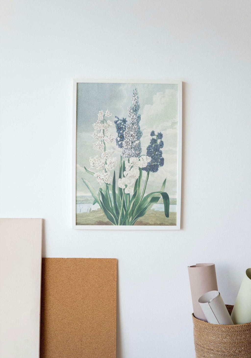 White Hyacinths Poster - Hakyarts
