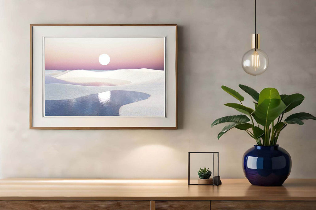 White Sand Poster - Hakyarts