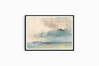 William Turner - A Paddle-Streamer in a Storm