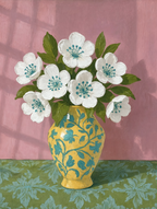 Yellow Vase Still Life II | Modern Still Life Print