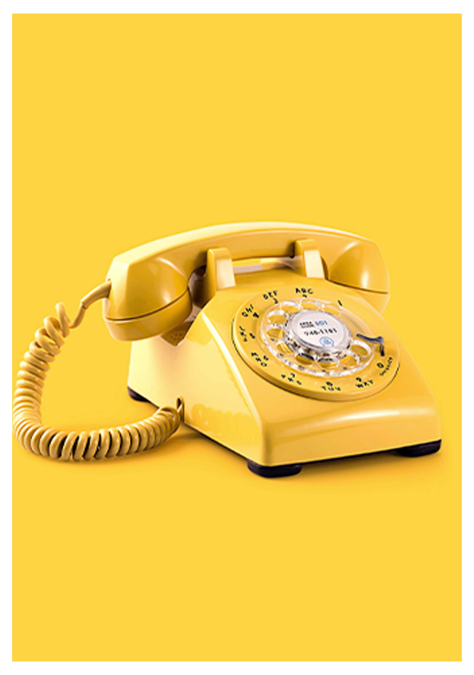Yellow Phone Poster