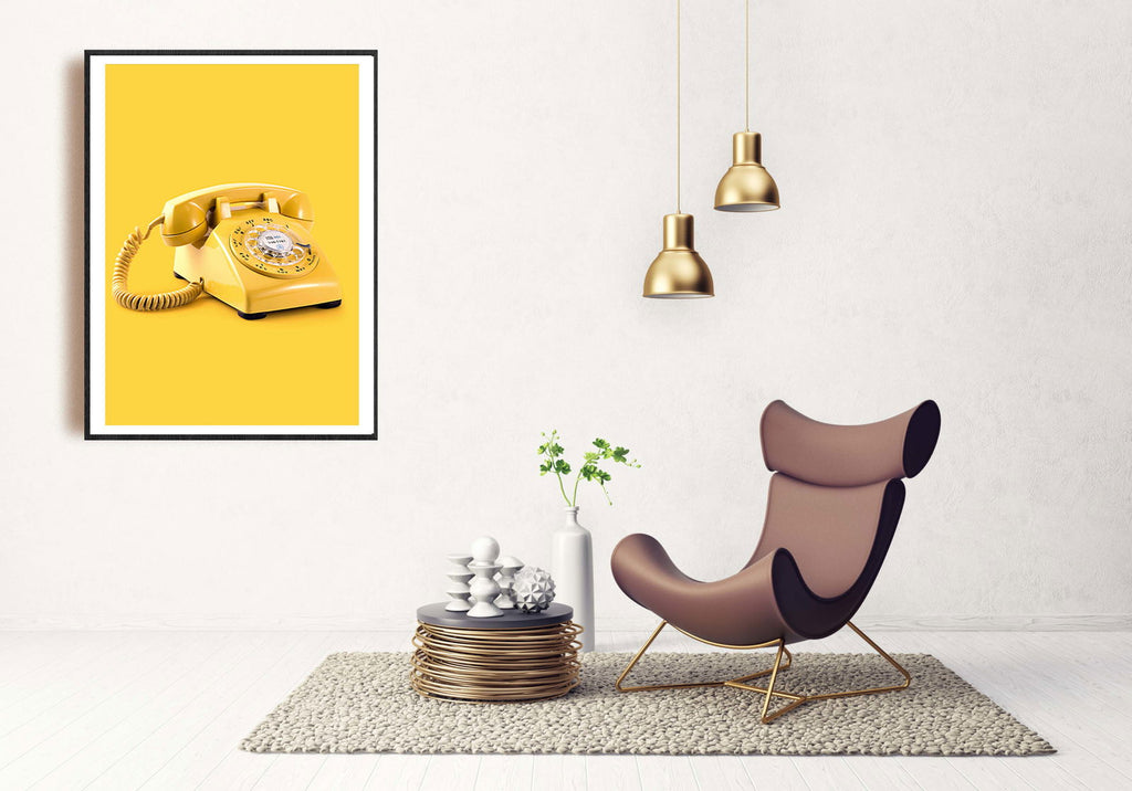 Yellow Phone Poster