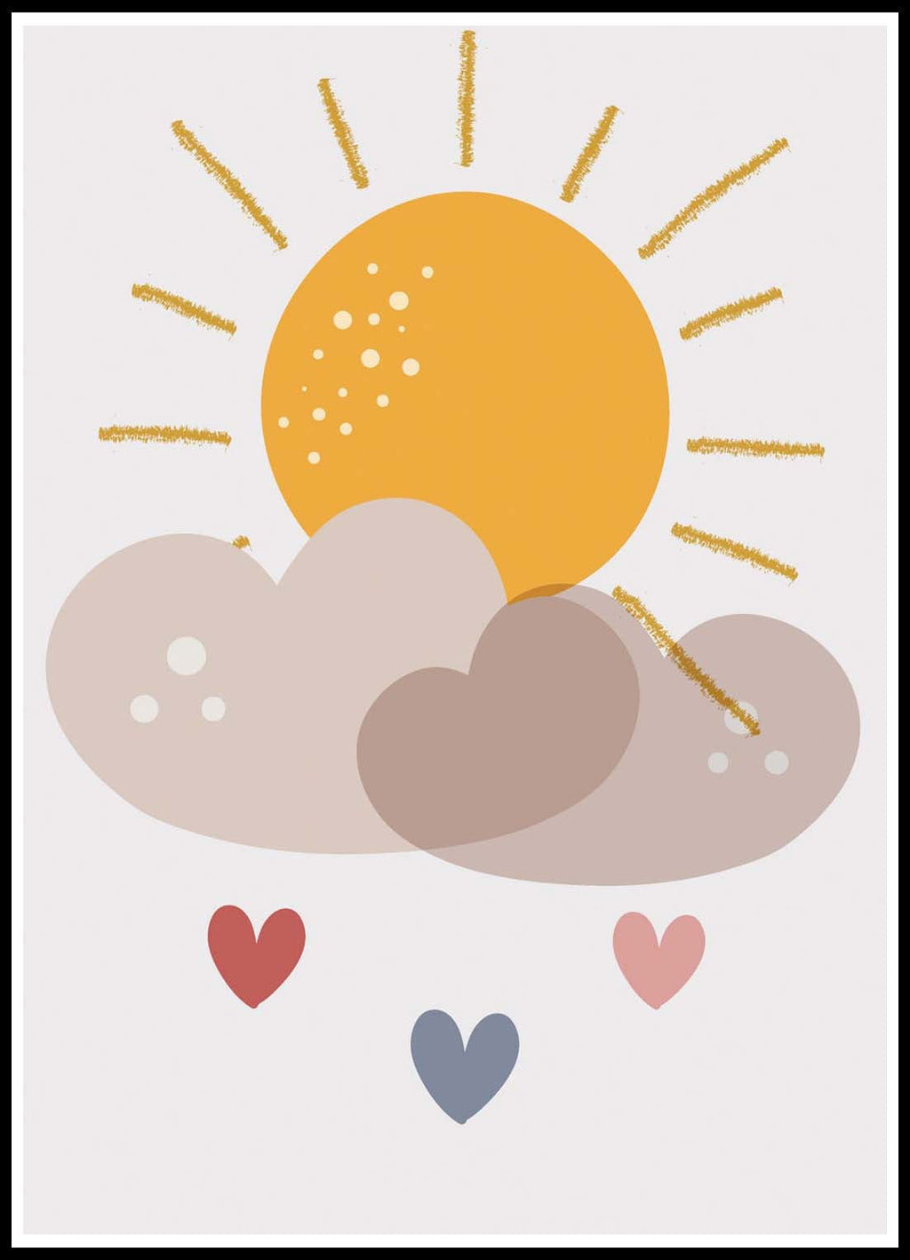 Yellow Sun Poster No2