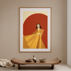 Meditation Art Print – Serene Mind & Calm Energy