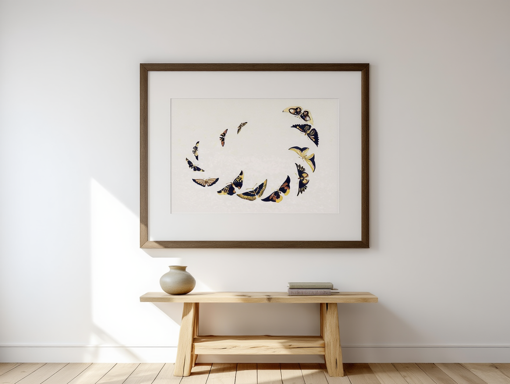 Kamisaka Sekka  - Vintage Butterfly