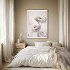 White Orchid Poster | Minimalist Botanical Wall Art Print - Hakyarts