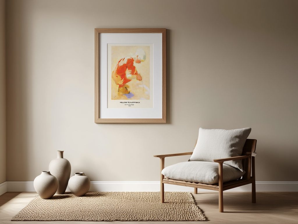 Helene Schjerfbeck – Girl on the Sand – Iconic Finnish Modernist Art Print