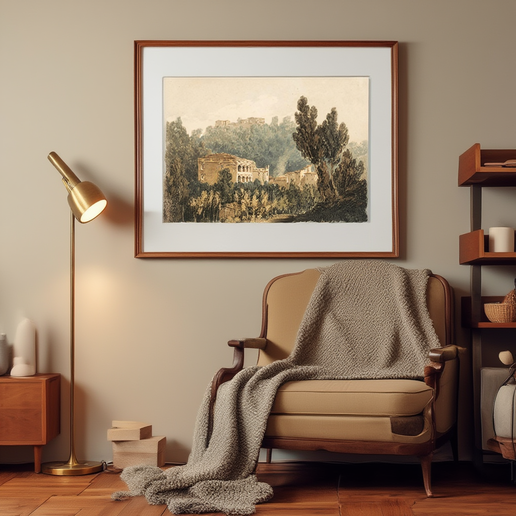 In the Valley near Vietri by J.M.W. Turner – Landscape Art Print