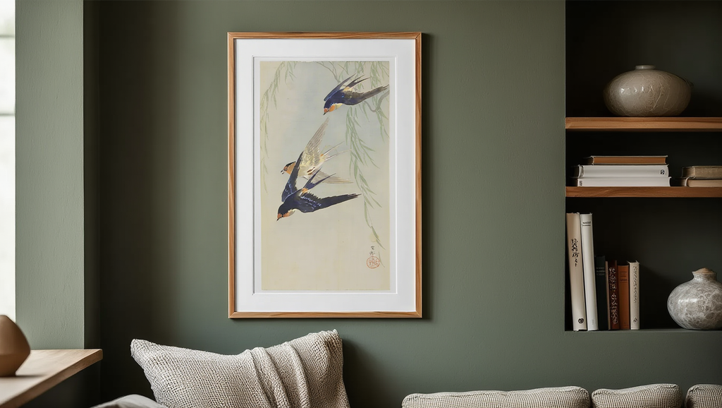 Ohara Koson - Three Birds in Full Flight