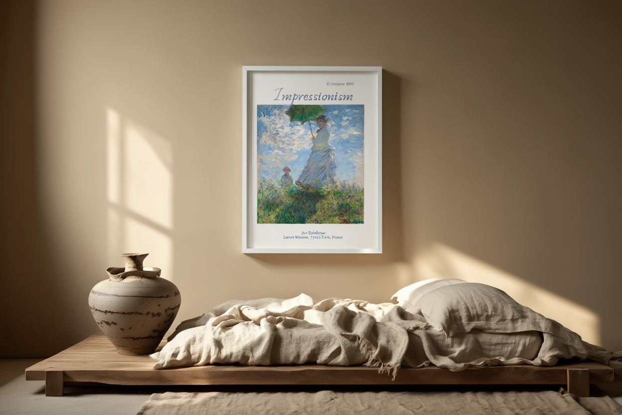 Impressionism Art Exhibition – Vintage Museum Poster