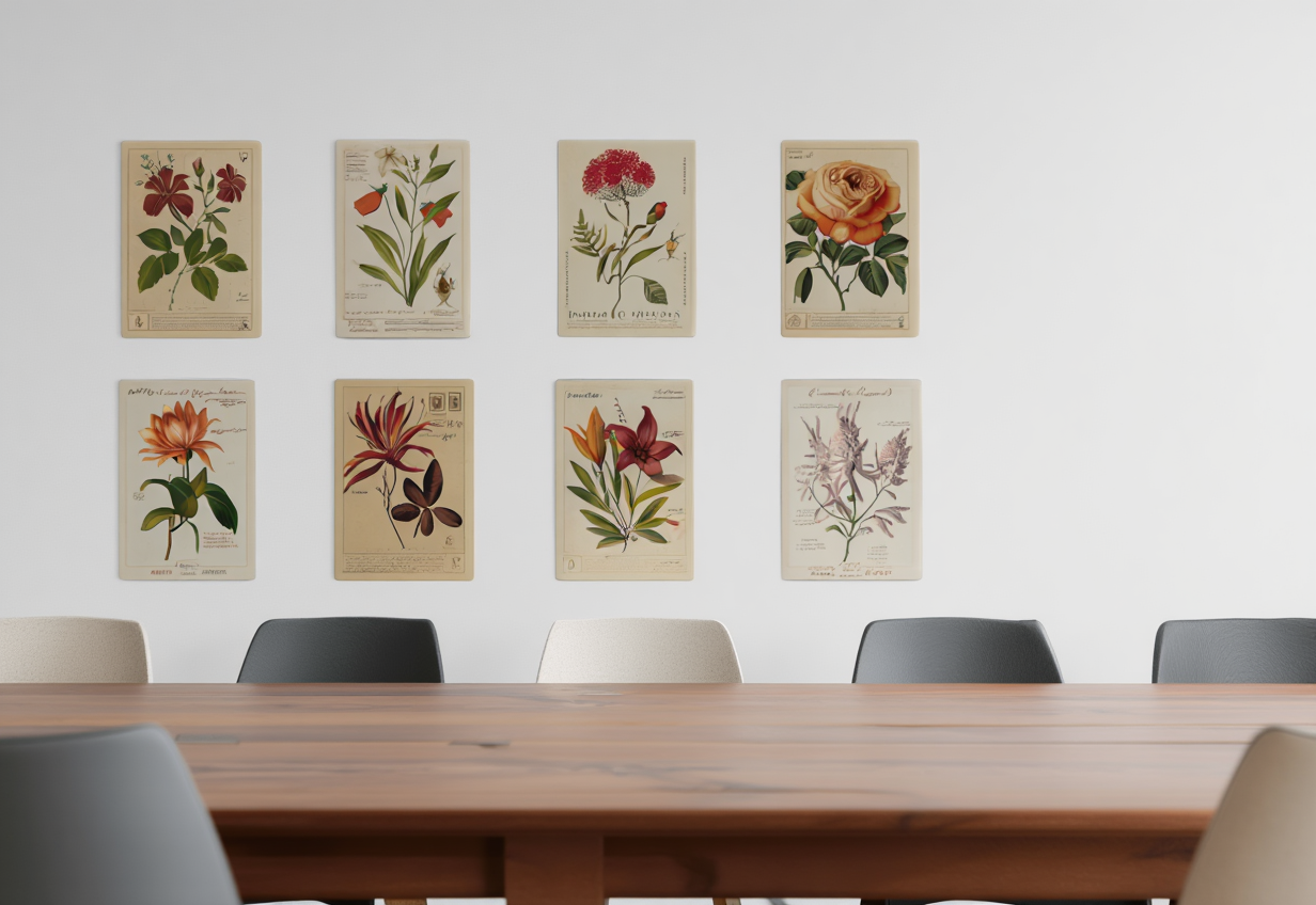Botanical Serenity – Set of 6 Art Prints