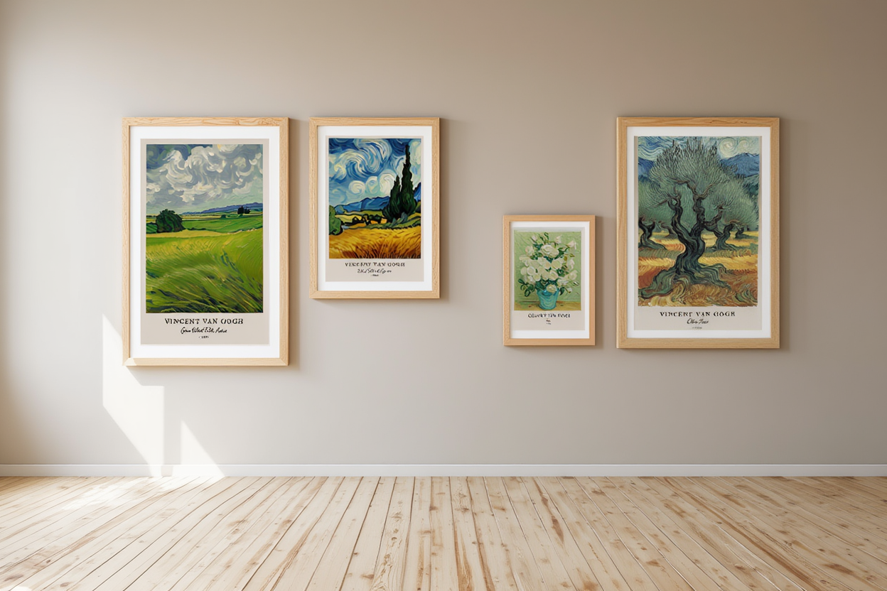 Vincent Van Gogh 4-Print Collection – Vibrant Masterpieces