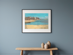 Village by the Sea in Brittany – Odilon Redon Poster | Symbolist Landscape Art Print - Hakyarts