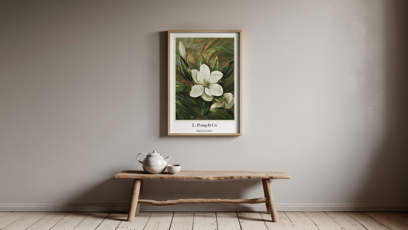 Louis Prang & Co – Magnolia Grandiflora Poster