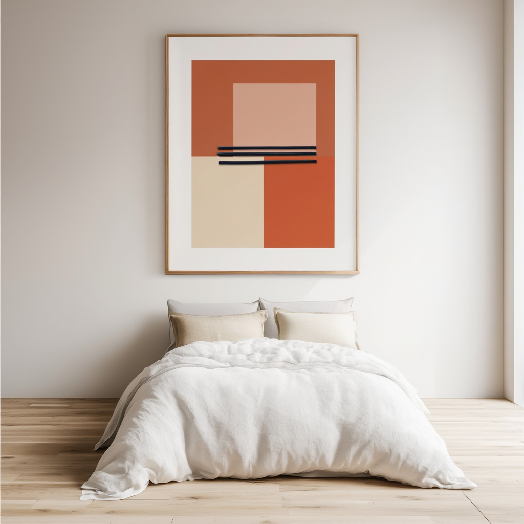 Abstract Geometric Composition – Vibrant Art Print for Modern Spaces