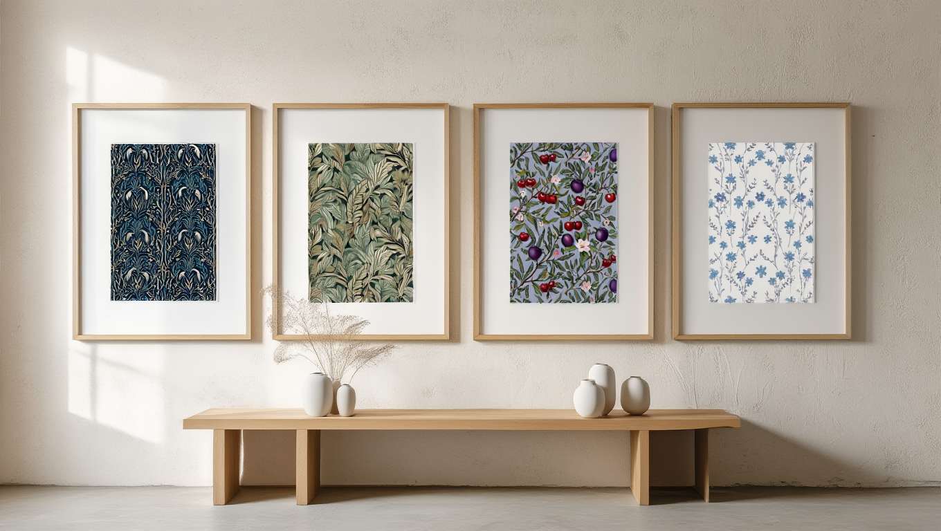 William Morris – Nature’s Elegance 4-Prints