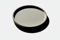 Minimalist Round Plaster Tray – Medium White Cream  Home Decor