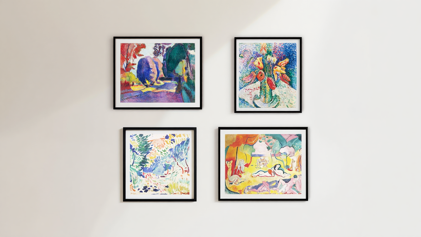 Matisse-Inspired Landscape Art Set – 4 Prints