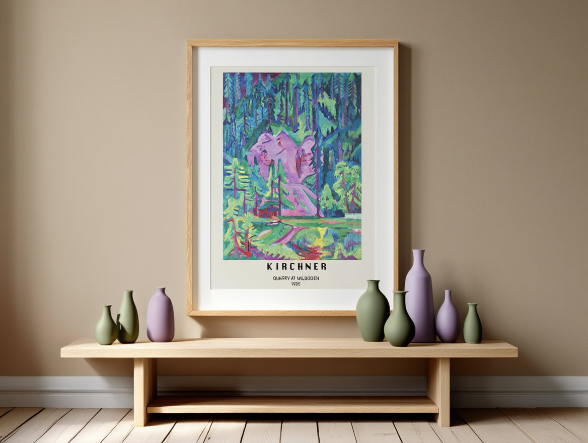 Ernst Ludwig Kirchner - Quarry at Wilboden Poster