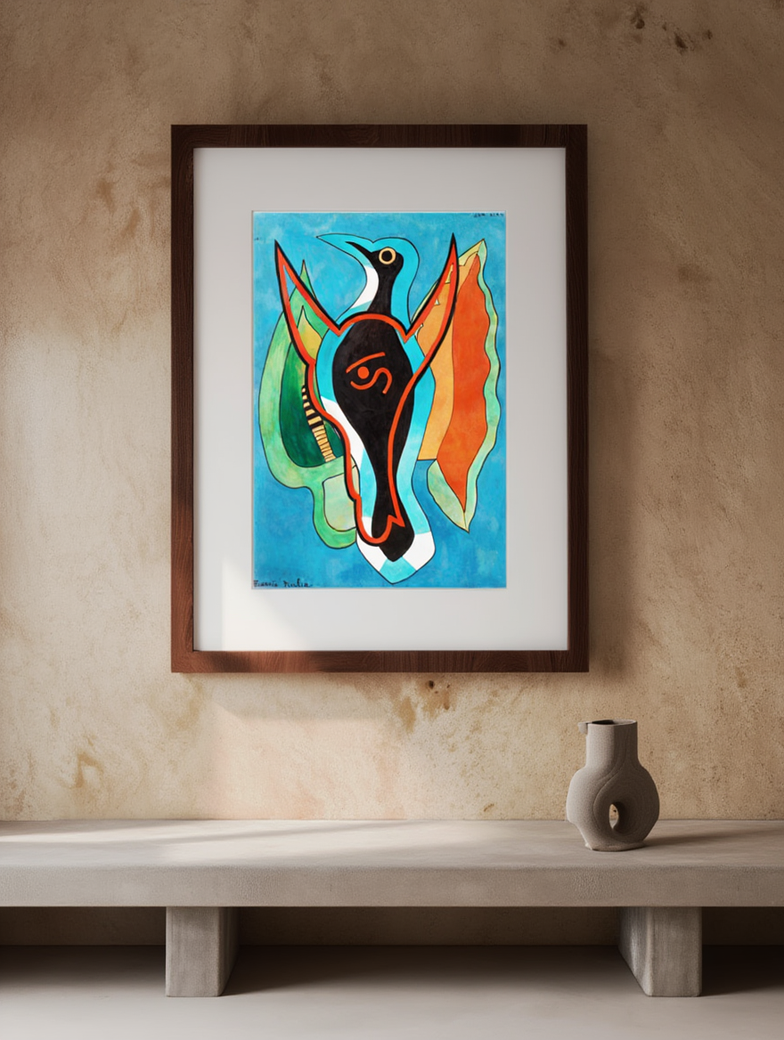 Geai Bleu by Francis Picabia – Vintage French Modernist Art Print