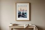 Venice Travel Poster – Vintage Italian Art Print - Hakyarts