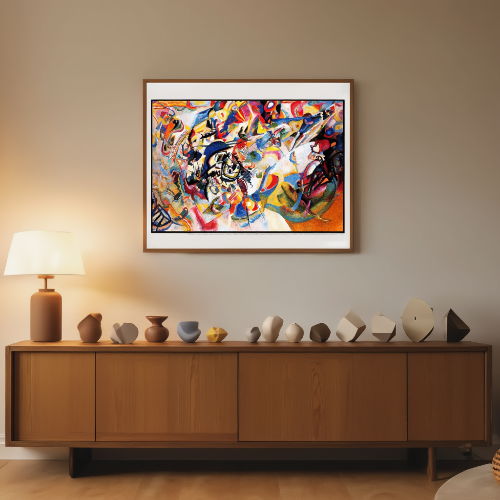 Composition VII – Wassily Kandinsky Poster | Abstract Modernist Art Print