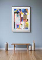 Colorful Architecture – Paul Klee, 1917 – Vintage Modernist Art Print