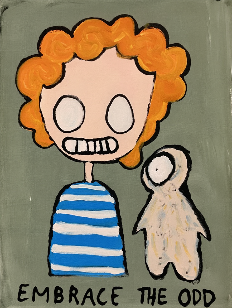 Embrace The Odd – Colorful Contemporary Illustration