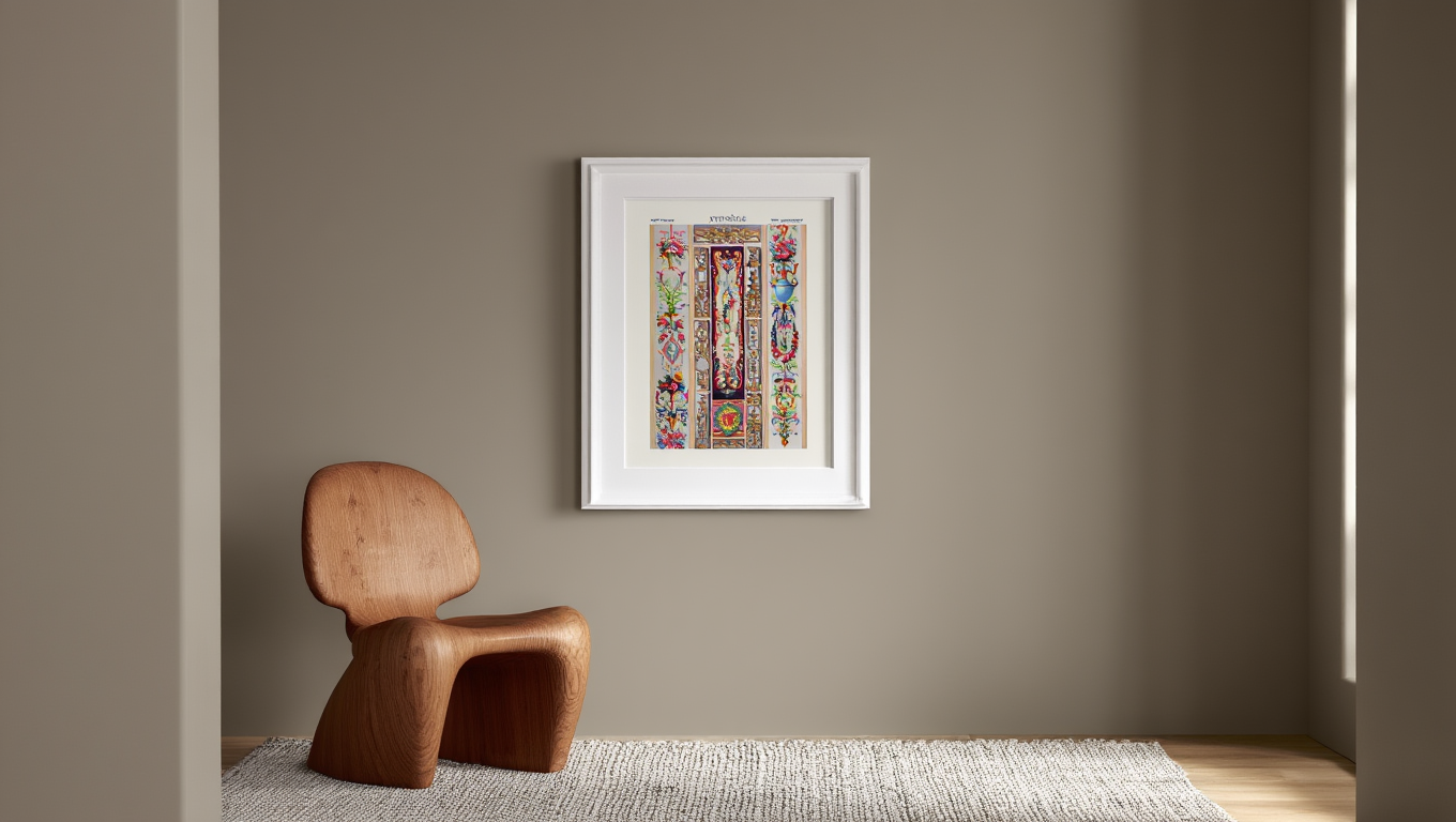 Auguste Racinet – XVI Century Print – Vintage Historical Art Poster