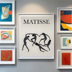 Matisse-Inspired Feminine Figures Line Art Print – Minimalist Poster