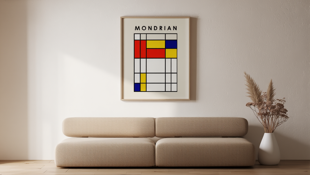 Mondrian – Geometric Abstract Art Print