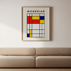 Mondrian – Geometric Abstract Art Print