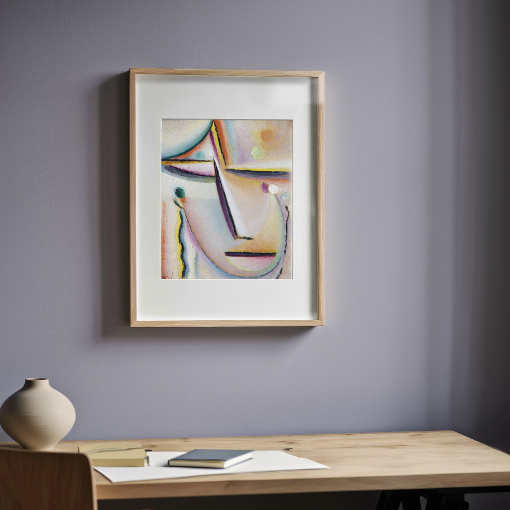 Alexej von Jawlensky - Abstract Head Mediation The Prayer Poster