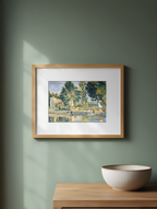 Le Bassin du Jas de Bouffan – Paul Cézanne Poster | Post-Impressionist Landscape Art Print