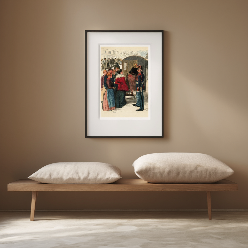 Théophile Alexandre Steinlen – La Rafle Poster – Vintage French Art Print