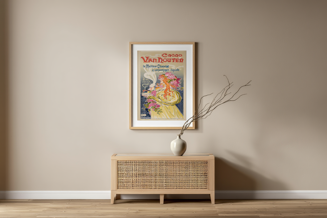 Henri Privat-Livemont - Cacao Van Houten Poster