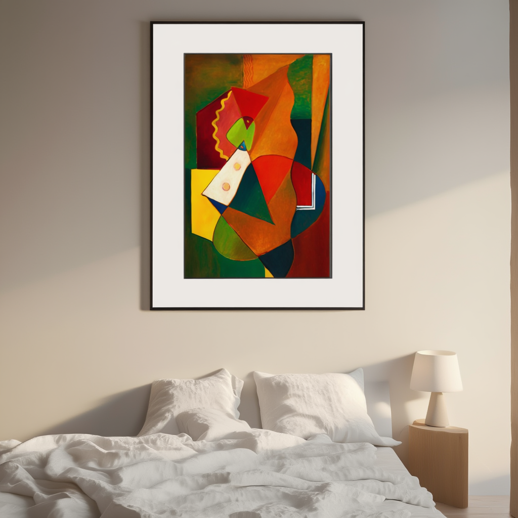 Composition by Ole Kandelin (1946) – Abstract Modernist Art Print