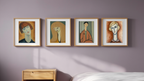Modigliani Timeless Gaze – Mix & Match Fine Art Print - Hakyarts