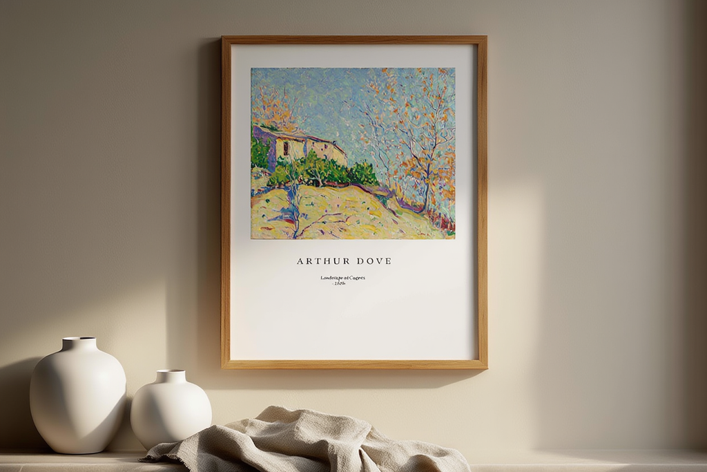 Arthur Dove - Landscape at Cagnes Poster