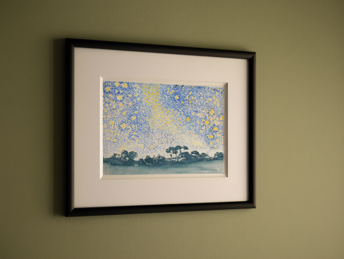 Henri-Edmond Cross - Landscape with Stars