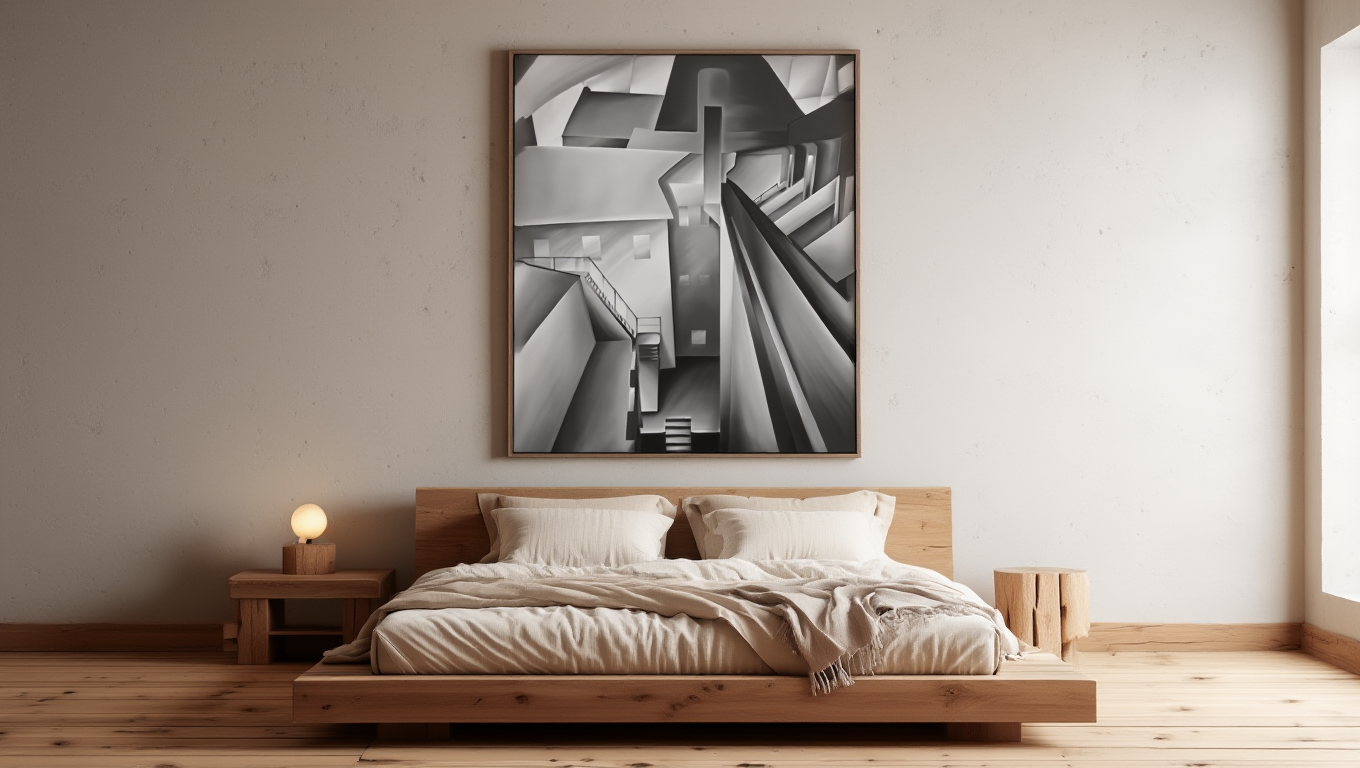 Backyard Skandiabio Stockholm – Torsten Jovinge | Modernist Urban Art Print