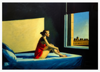 Morning Sun by Edward Hopper – Modern American Art Print - Hakyarts