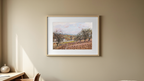 Bougival – Alfred Sisley Poster | Impressionist Landscape Art Print - Hakyarts