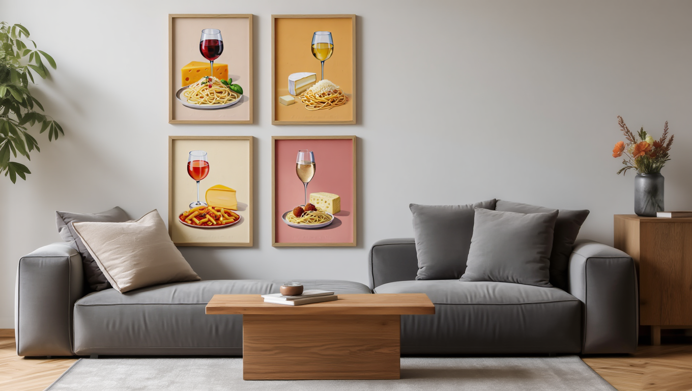 Wine & Cheese Bundle Set 4-Piece