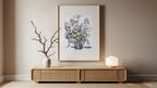 Bouquet (Iris, Arum, Tulipes) dans un Vase d’André Metthey – Paul Signac Poster | Neo‑Impressionist Floral Art Print