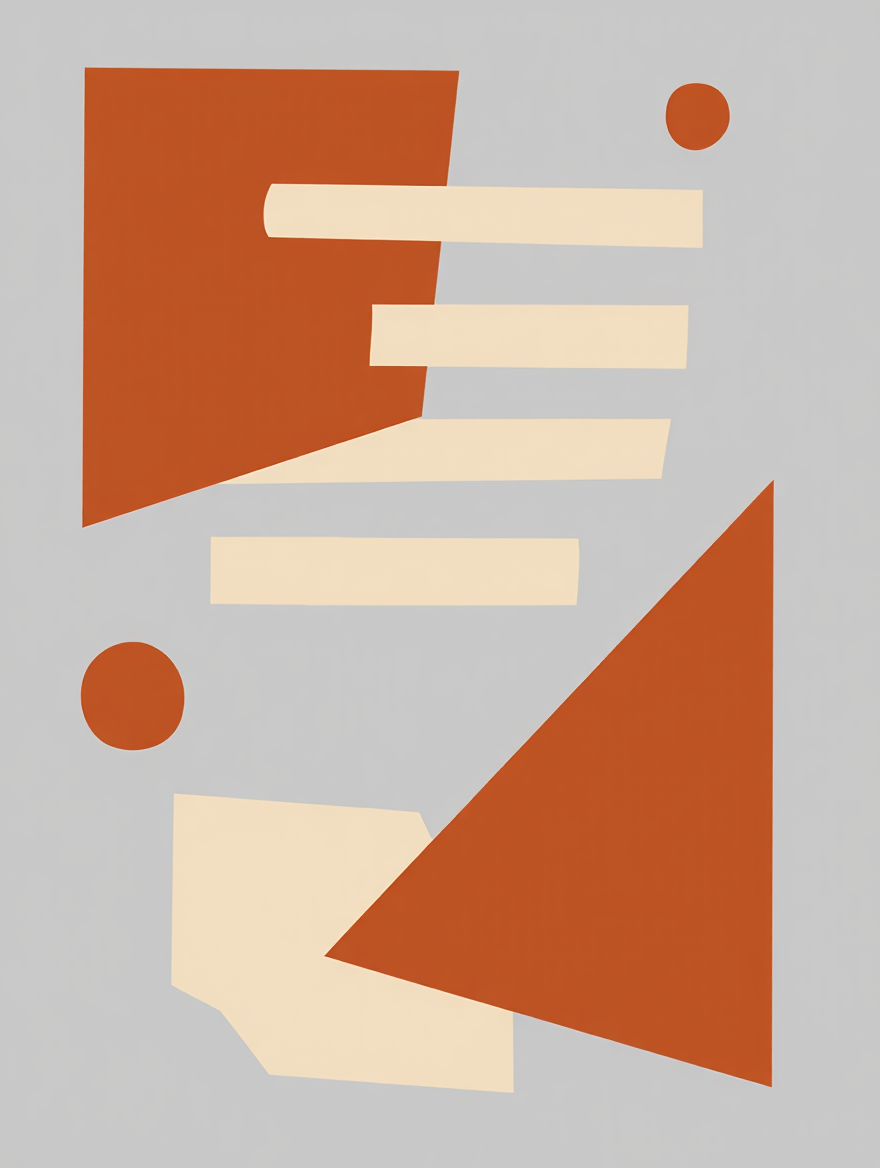 Quirky & Colorful Abstract Art – 6-Piece Mix & Match Set