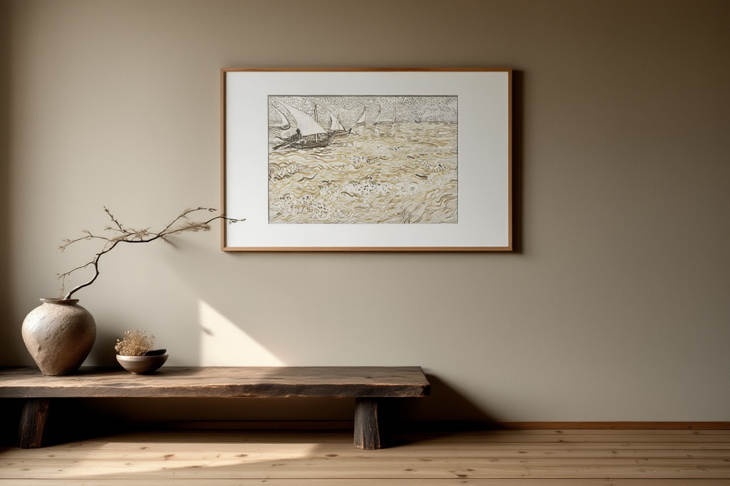 Vincent Van Gogh - Boats at Saintes-Maries