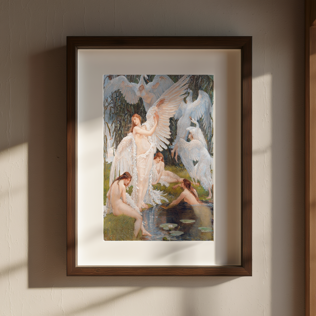 Walter Crane - The Swan Maidens