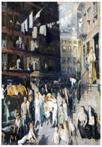Cliff Dwellers by George Wesley Bellows – Urban Realist Art Print