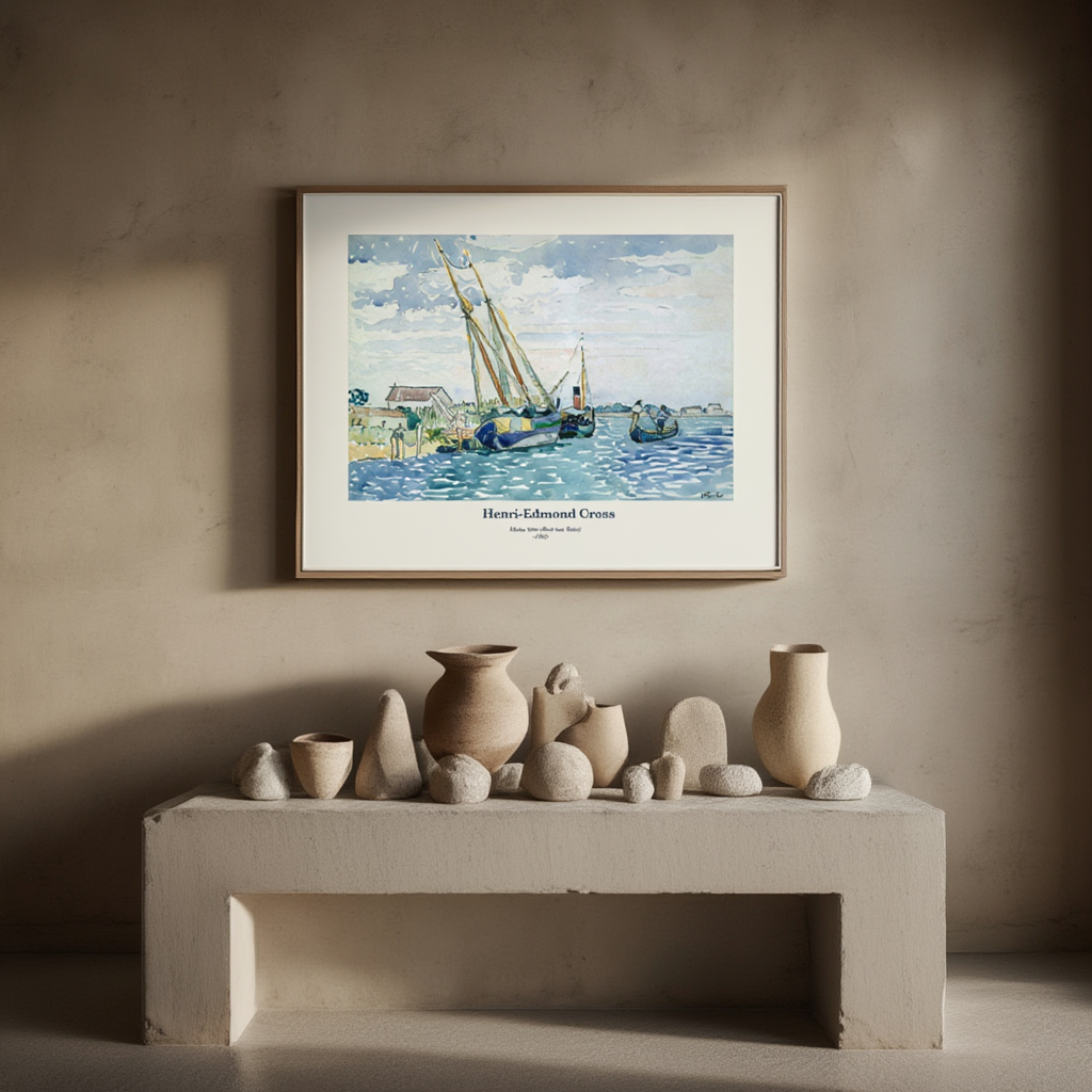 Henri-Edmond Cross - Marinescene-plakat | HakyArts